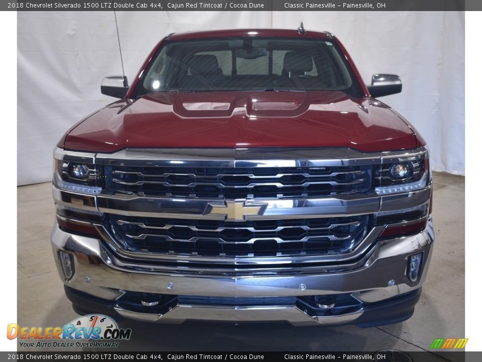 2018 Chevrolet Silverado 1500 LTZ Double Cab 4x4 Cajun Red Tintcoat / Cocoa Dune Photo #4