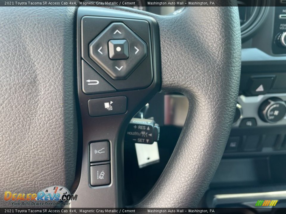 2021 Toyota Tacoma SR Access Cab 4x4 Magnetic Gray Metallic / Cement Photo #20