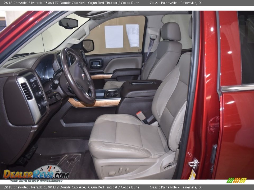 2018 Chevrolet Silverado 1500 LTZ Double Cab 4x4 Cajun Red Tintcoat / Cocoa Dune Photo #7