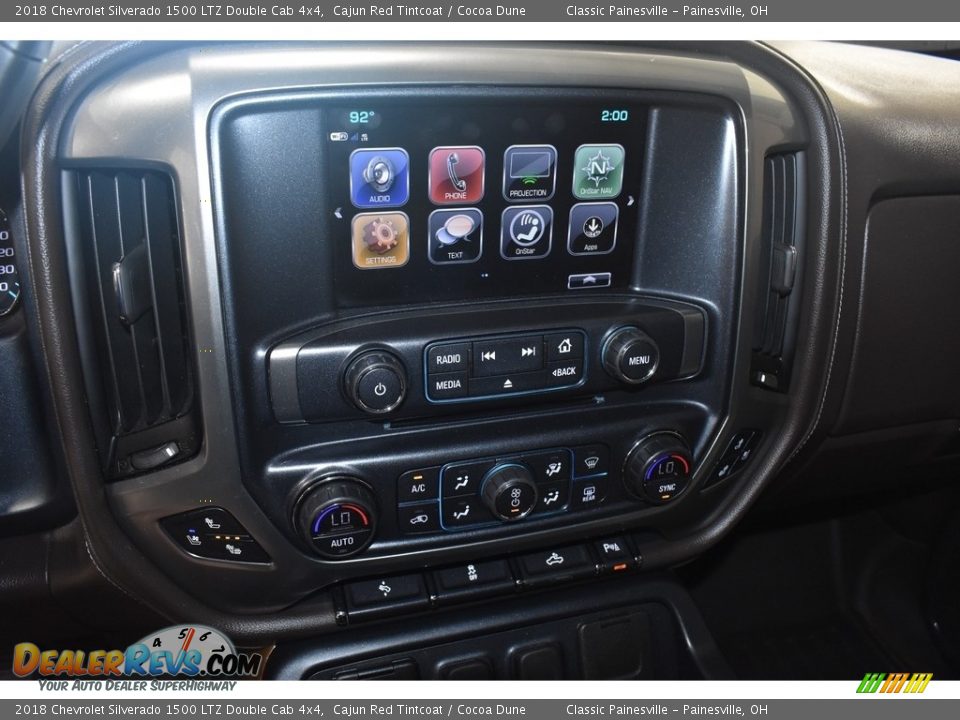 2018 Chevrolet Silverado 1500 LTZ Double Cab 4x4 Cajun Red Tintcoat / Cocoa Dune Photo #14