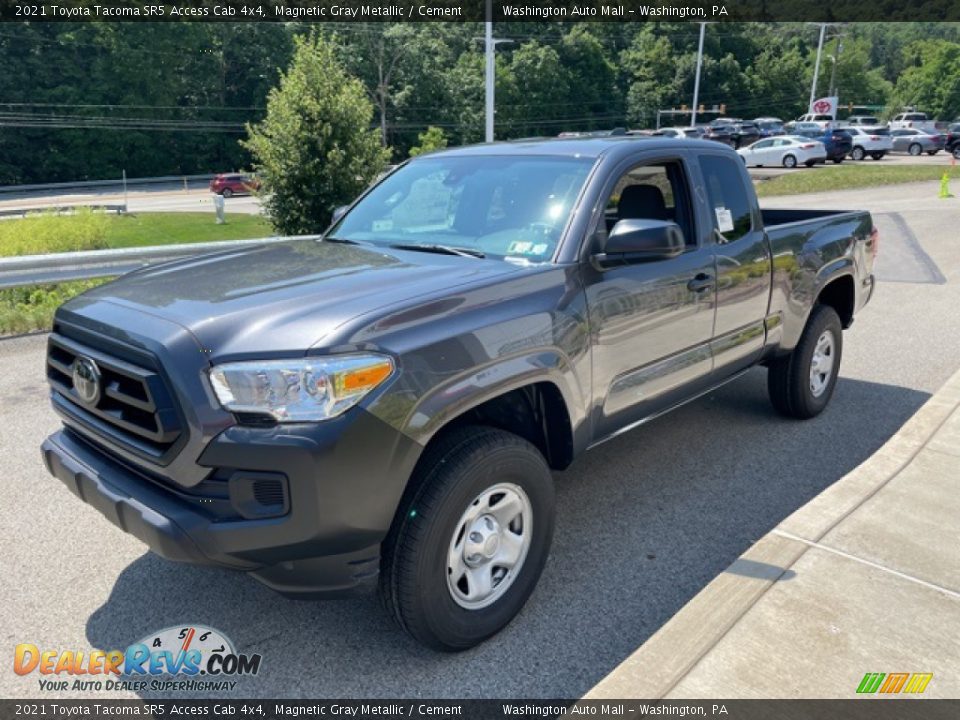 2021 Toyota Tacoma SR5 Access Cab 4x4 Magnetic Gray Metallic / Cement Photo #7