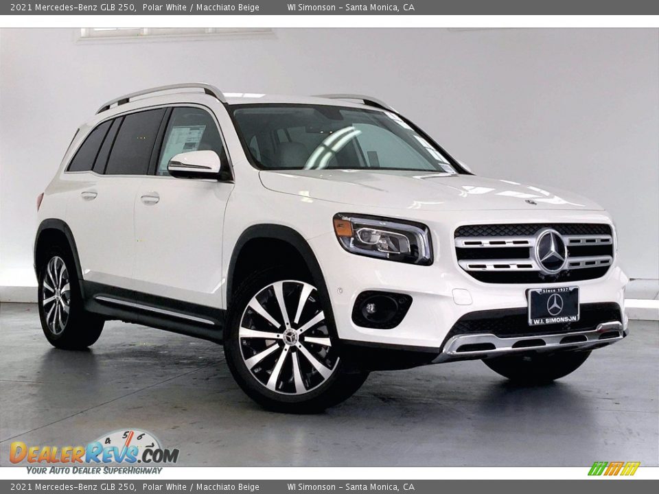 2021 Mercedes-Benz GLB 250 Polar White / Macchiato Beige Photo #12