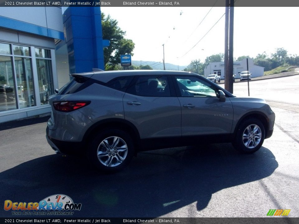 2021 Chevrolet Blazer LT AWD Pewter Metallic / Jet Black Photo #3