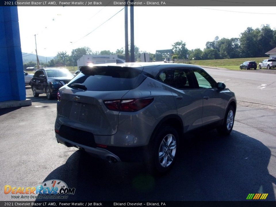 2021 Chevrolet Blazer LT AWD Pewter Metallic / Jet Black Photo #4