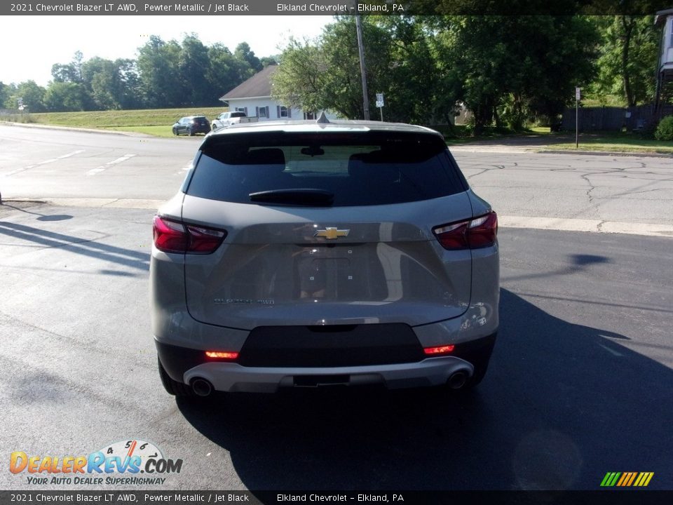 2021 Chevrolet Blazer LT AWD Pewter Metallic / Jet Black Photo #5