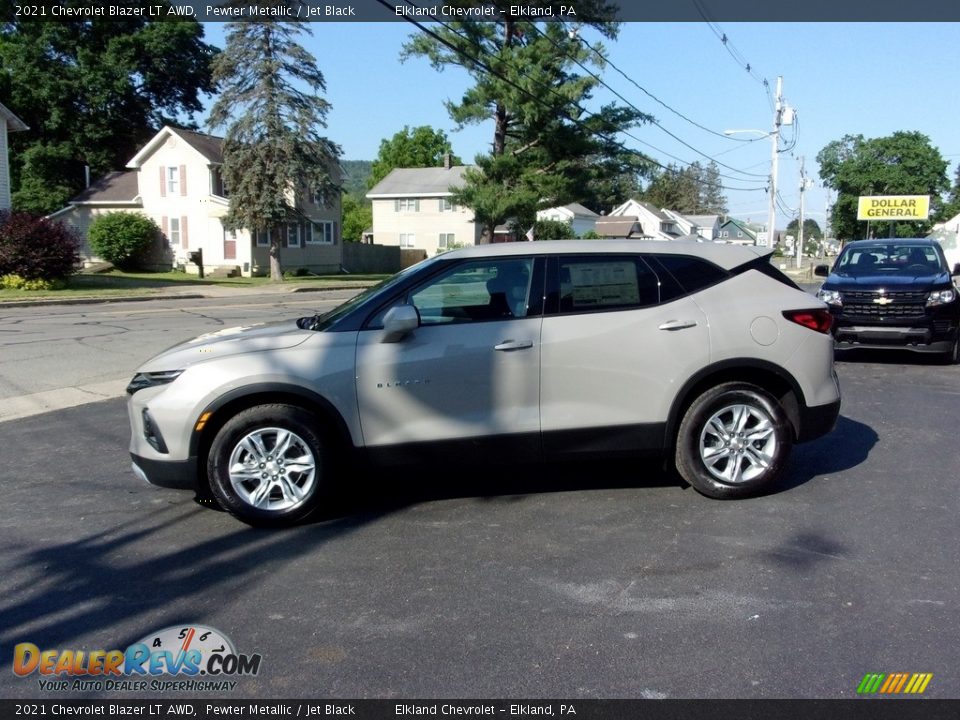 2021 Chevrolet Blazer LT AWD Pewter Metallic / Jet Black Photo #7