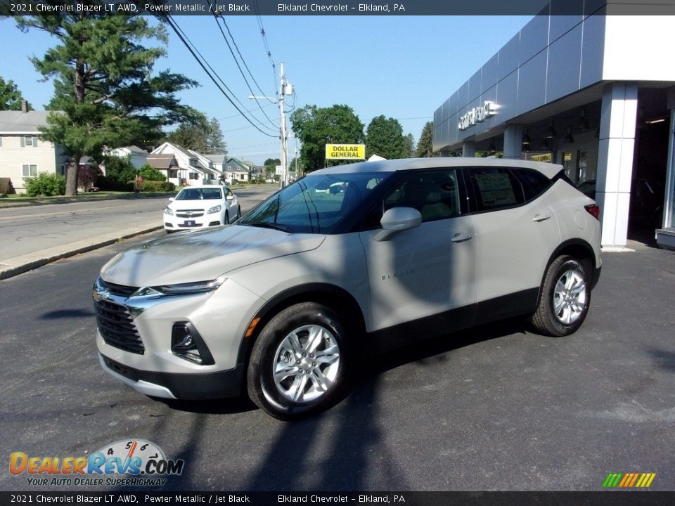 2021 Chevrolet Blazer LT AWD Pewter Metallic / Jet Black Photo #8