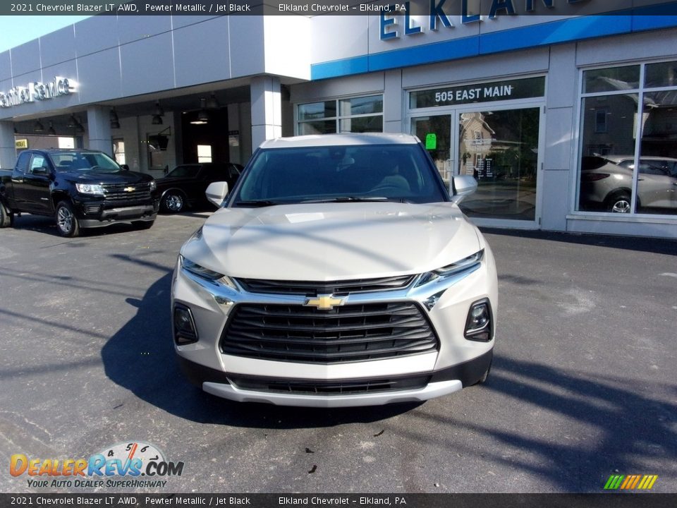 2021 Chevrolet Blazer LT AWD Pewter Metallic / Jet Black Photo #9