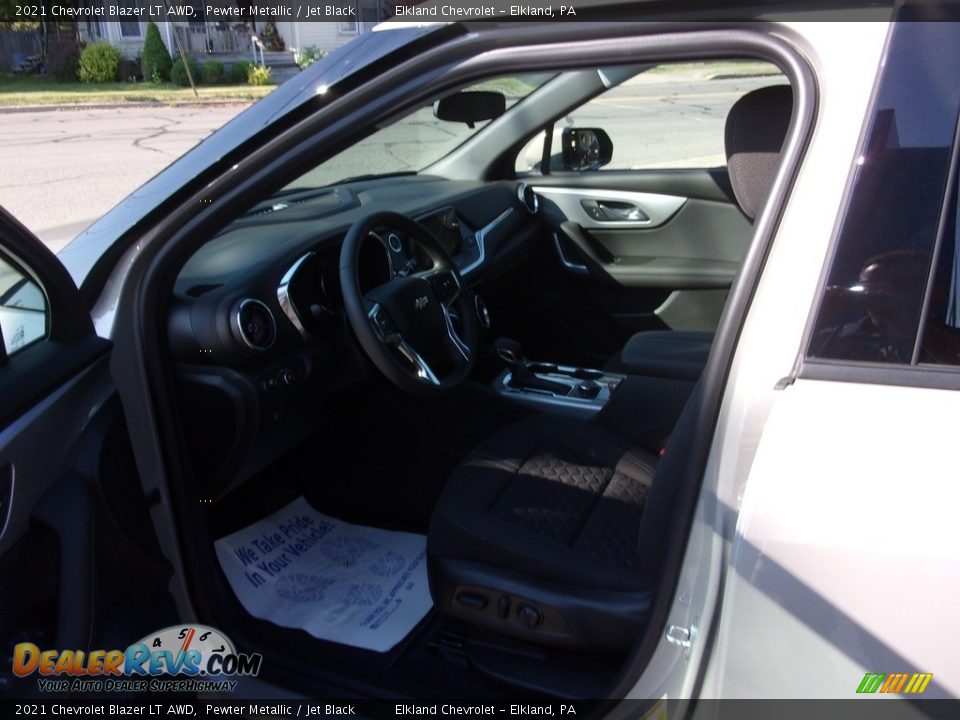 2021 Chevrolet Blazer LT AWD Pewter Metallic / Jet Black Photo #12
