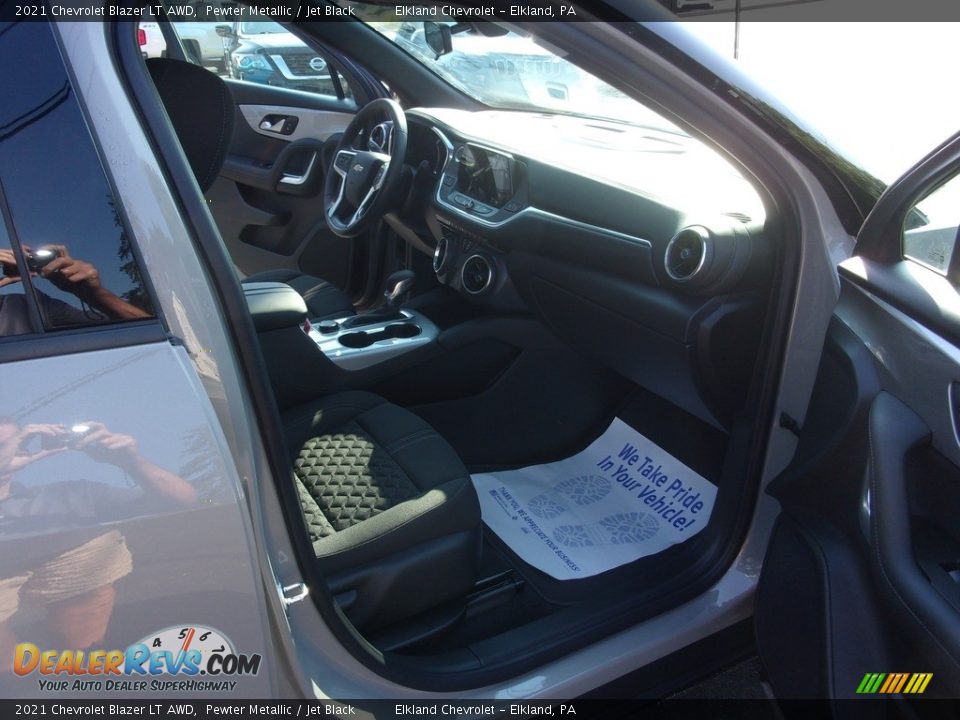 2021 Chevrolet Blazer LT AWD Pewter Metallic / Jet Black Photo #16