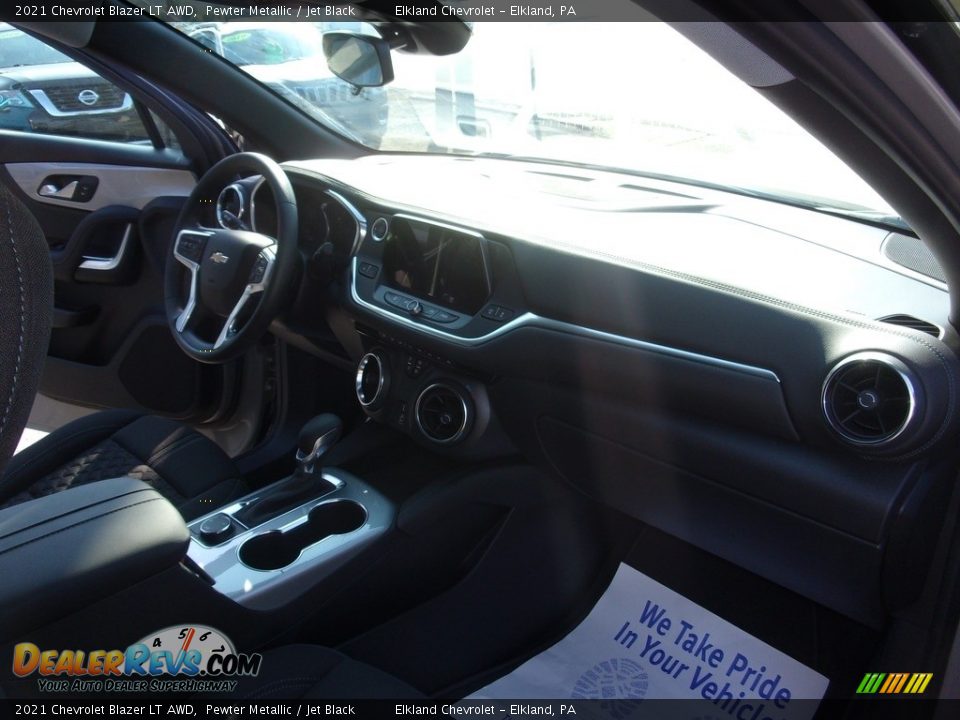 2021 Chevrolet Blazer LT AWD Pewter Metallic / Jet Black Photo #17