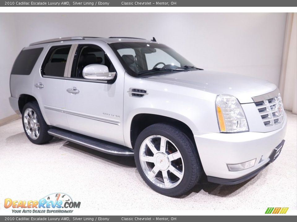 2010 Cadillac Escalade Luxury AWD Silver Lining / Ebony Photo #1