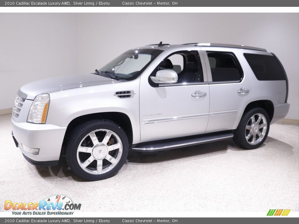 2010 Cadillac Escalade Luxury AWD Silver Lining / Ebony Photo #3