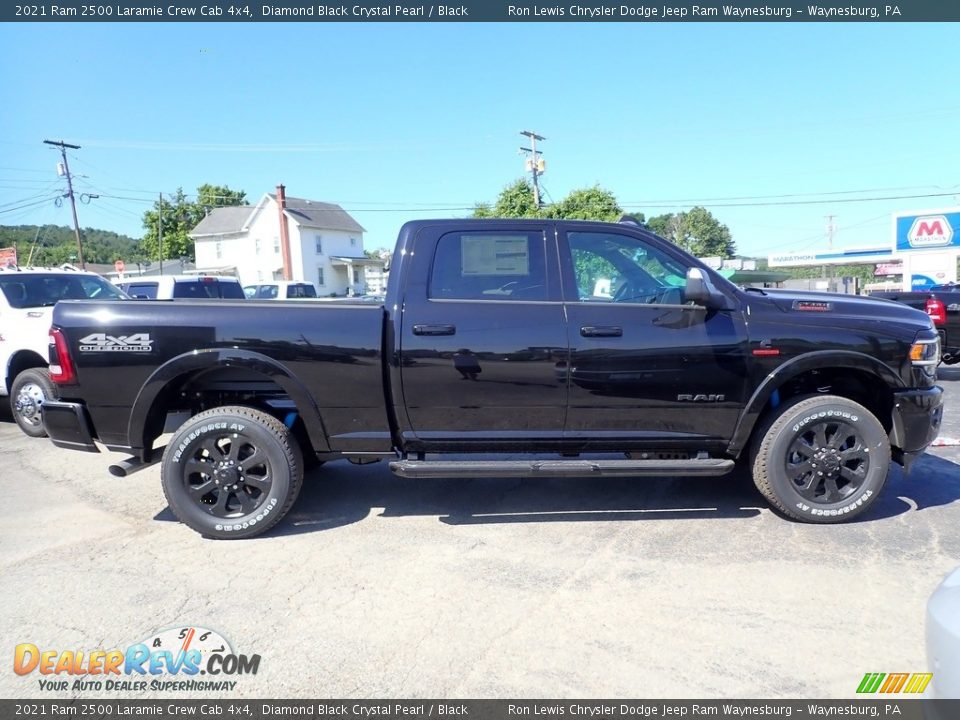 2021 Ram 2500 Laramie Crew Cab 4x4 Diamond Black Crystal Pearl / Black Photo #6