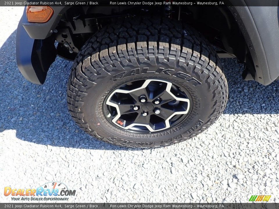 2021 Jeep Gladiator Rubicon 4x4 Sarge Green / Black Photo #2