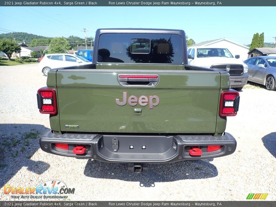 2021 Jeep Gladiator Rubicon 4x4 Sarge Green / Black Photo #5