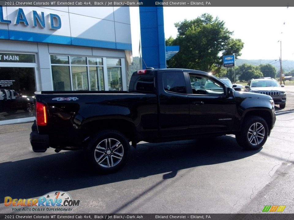 2021 Chevrolet Colorado WT Extended Cab 4x4 Black / Jet Black/­Dark Ash Photo #3