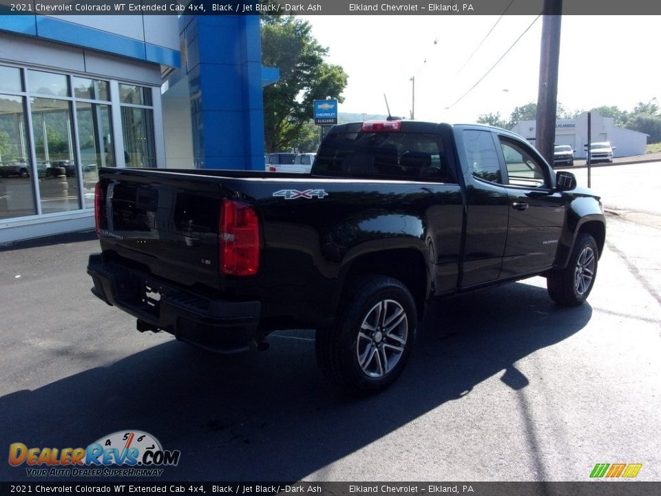 2021 Chevrolet Colorado WT Extended Cab 4x4 Black / Jet Black/­Dark Ash Photo #4