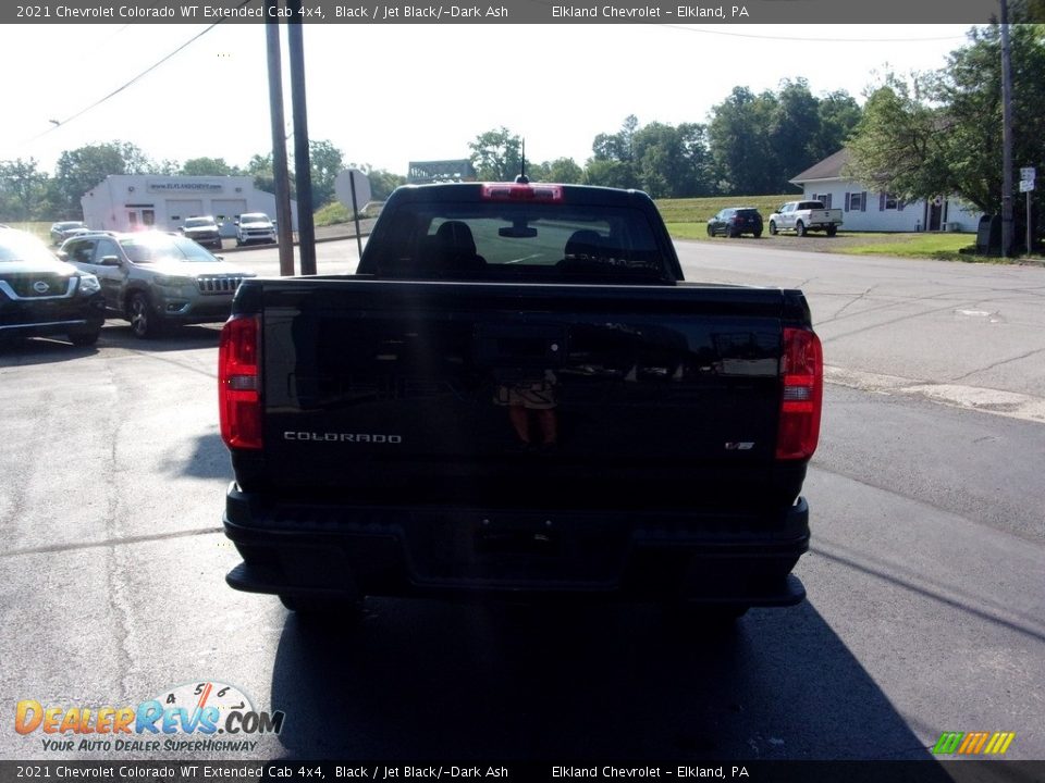 2021 Chevrolet Colorado WT Extended Cab 4x4 Black / Jet Black/­Dark Ash Photo #5