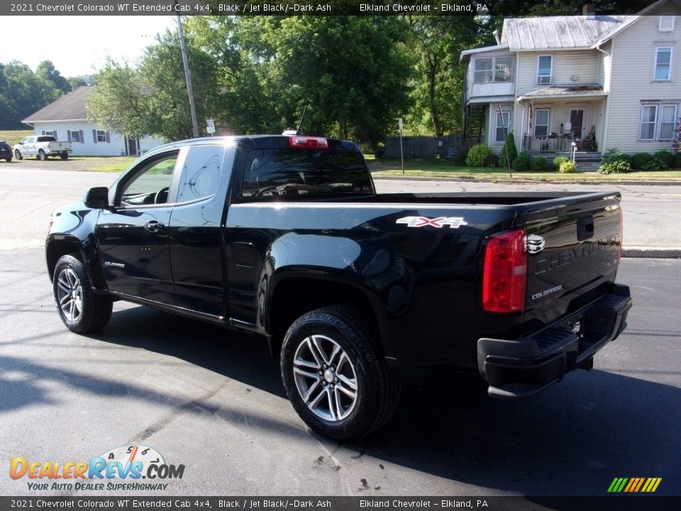 2021 Chevrolet Colorado WT Extended Cab 4x4 Black / Jet Black/­Dark Ash Photo #6