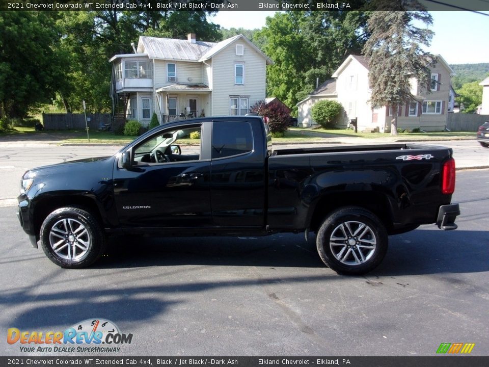 2021 Chevrolet Colorado WT Extended Cab 4x4 Black / Jet Black/­Dark Ash Photo #7