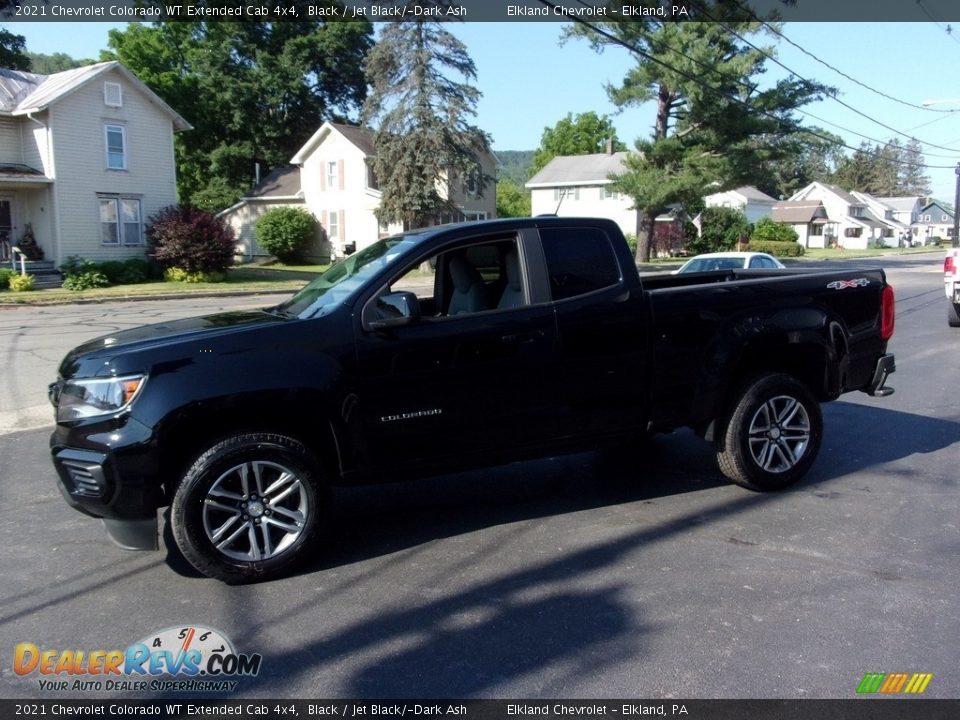 2021 Chevrolet Colorado WT Extended Cab 4x4 Black / Jet Black/­Dark Ash Photo #8