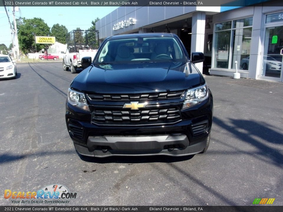 2021 Chevrolet Colorado WT Extended Cab 4x4 Black / Jet Black/­Dark Ash Photo #10