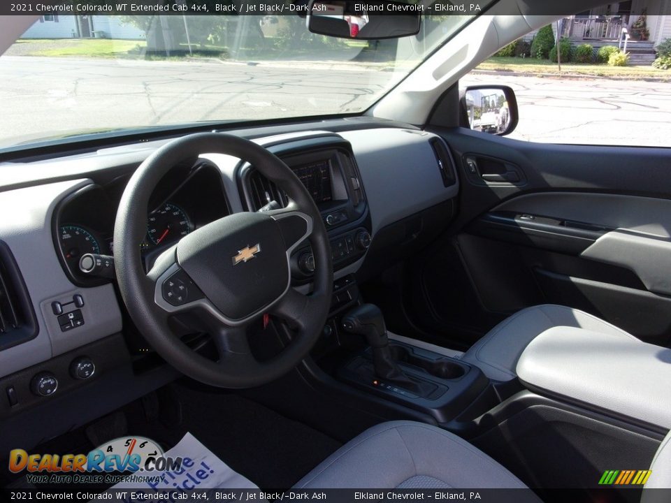 2021 Chevrolet Colorado WT Extended Cab 4x4 Black / Jet Black/­Dark Ash Photo #16