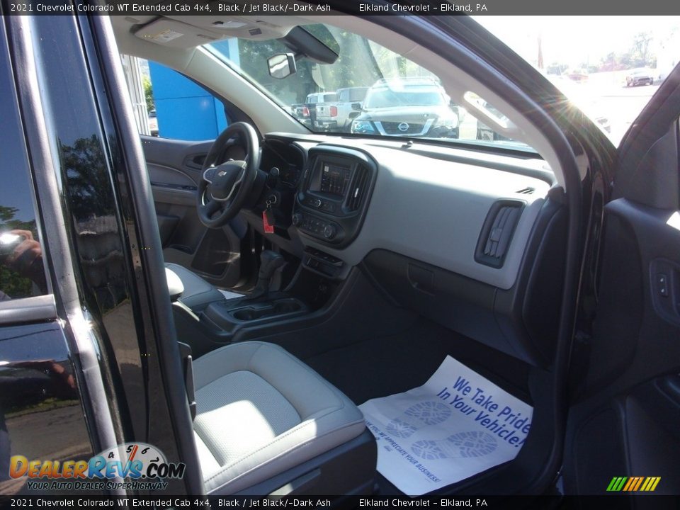 2021 Chevrolet Colorado WT Extended Cab 4x4 Black / Jet Black/­Dark Ash Photo #20