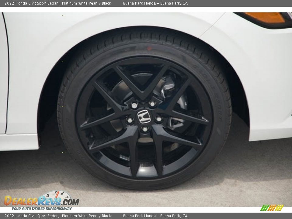 2022 Honda Civic Sport Sedan Platinum White Pearl / Black Photo #11