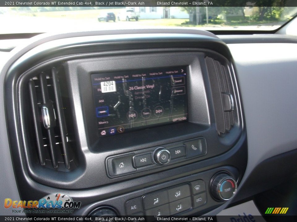 2021 Chevrolet Colorado WT Extended Cab 4x4 Black / Jet Black/­Dark Ash Photo #25