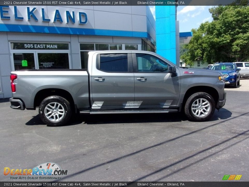 2021 Chevrolet Silverado 1500 RST Crew Cab 4x4 Satin Steel Metallic / Jet Black Photo #2