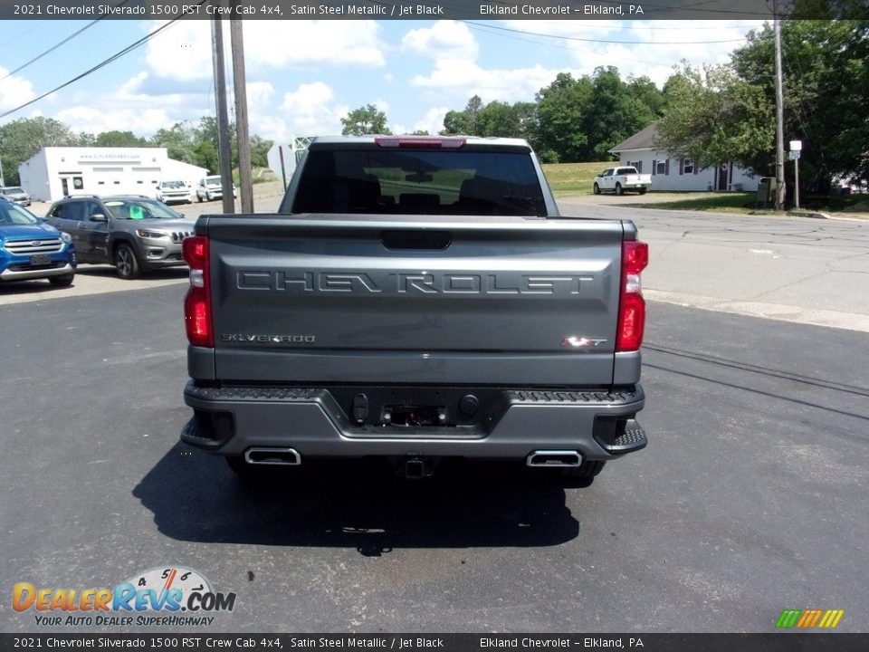 2021 Chevrolet Silverado 1500 RST Crew Cab 4x4 Satin Steel Metallic / Jet Black Photo #4