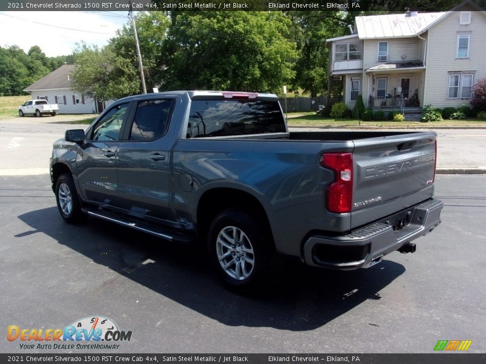 2021 Chevrolet Silverado 1500 RST Crew Cab 4x4 Satin Steel Metallic / Jet Black Photo #5