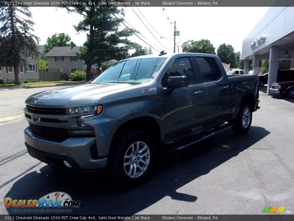 2021 Chevrolet Silverado 1500 RST Crew Cab 4x4 Satin Steel Metallic / Jet Black Photo #7