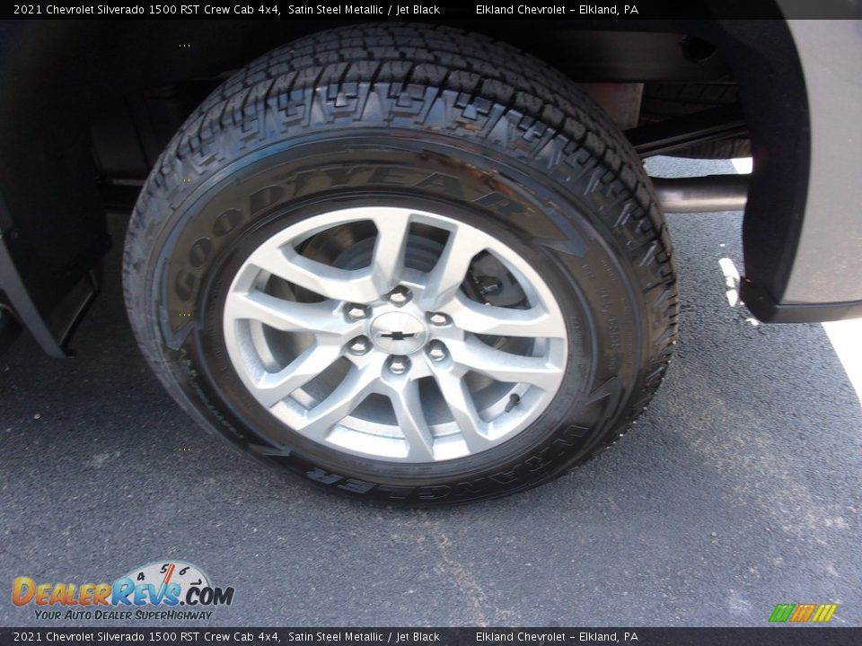 2021 Chevrolet Silverado 1500 RST Crew Cab 4x4 Satin Steel Metallic / Jet Black Photo #12
