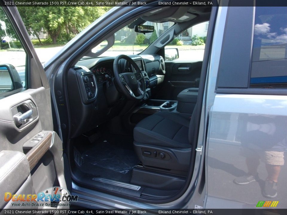 2021 Chevrolet Silverado 1500 RST Crew Cab 4x4 Satin Steel Metallic / Jet Black Photo #14