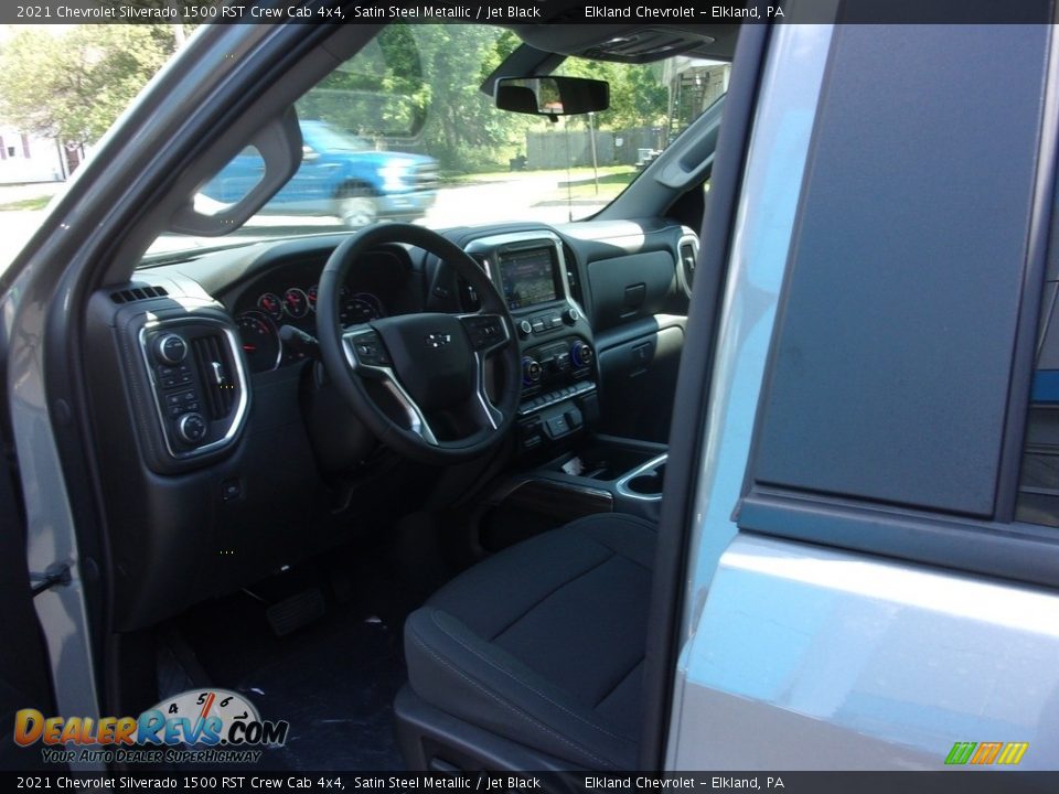 2021 Chevrolet Silverado 1500 RST Crew Cab 4x4 Satin Steel Metallic / Jet Black Photo #15