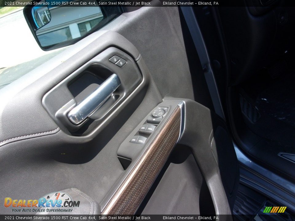 2021 Chevrolet Silverado 1500 RST Crew Cab 4x4 Satin Steel Metallic / Jet Black Photo #17