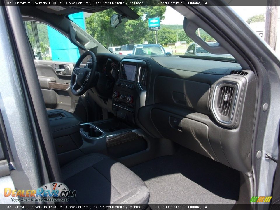 2021 Chevrolet Silverado 1500 RST Crew Cab 4x4 Satin Steel Metallic / Jet Black Photo #19