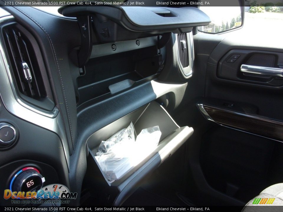 2021 Chevrolet Silverado 1500 RST Crew Cab 4x4 Satin Steel Metallic / Jet Black Photo #32