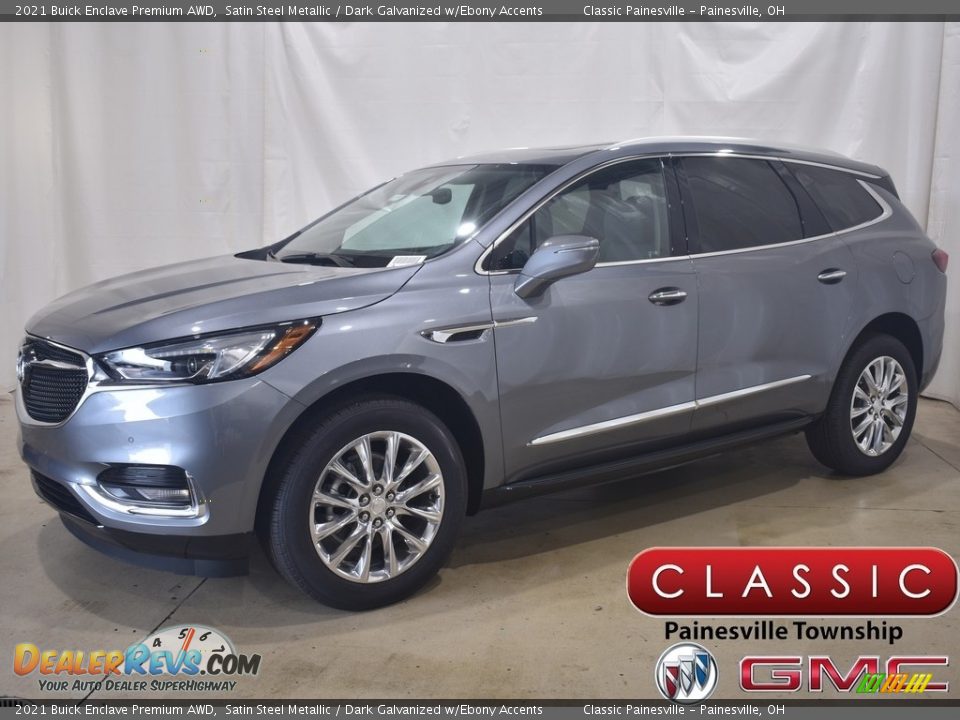 2021 Buick Enclave Premium AWD Satin Steel Metallic / Dark Galvanized w/Ebony Accents Photo #1