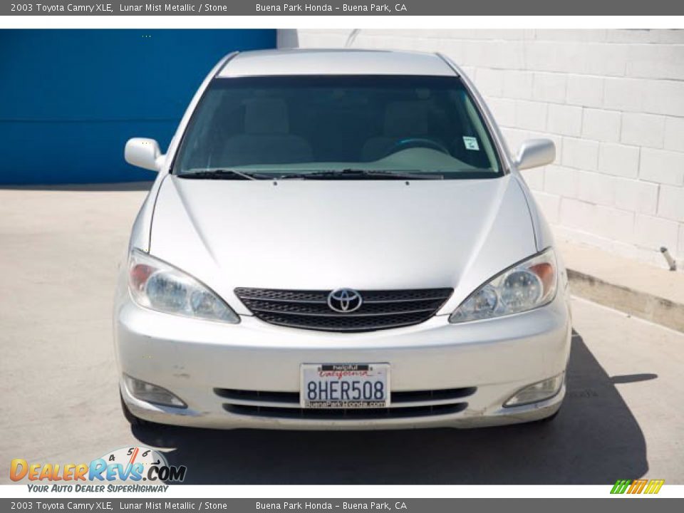 2003 Toyota Camry XLE Lunar Mist Metallic / Stone Photo #7