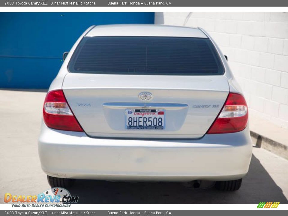 2003 Toyota Camry XLE Lunar Mist Metallic / Stone Photo #9