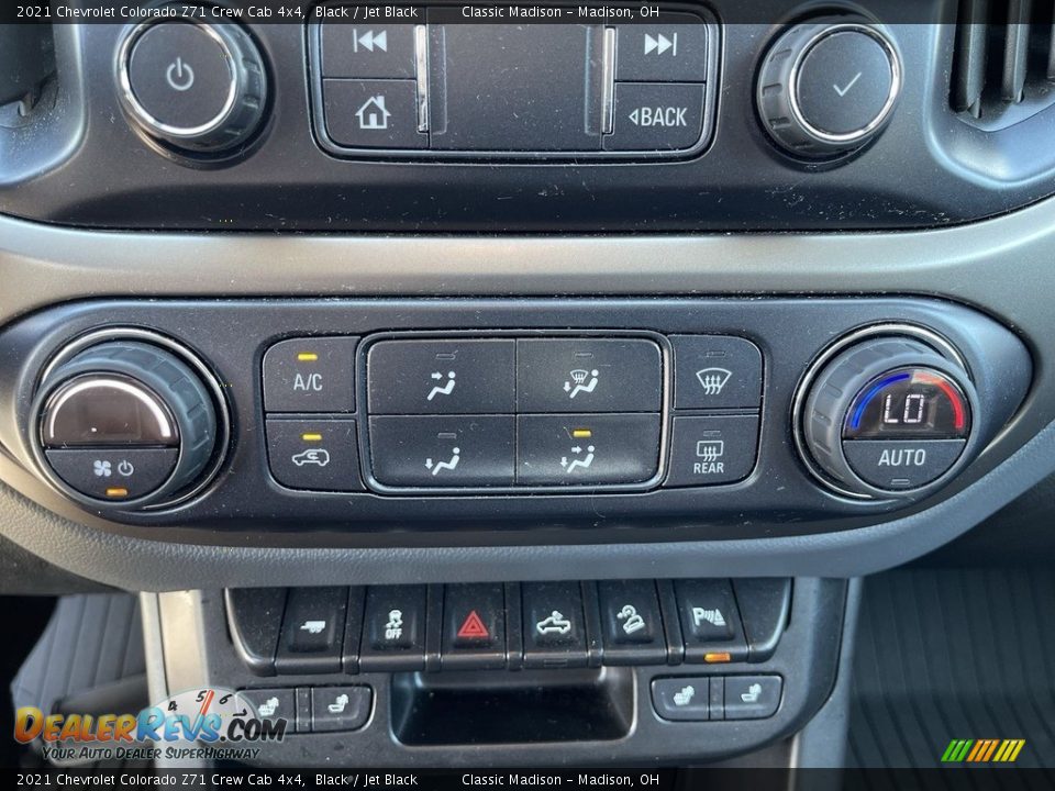 2021 Chevrolet Colorado Z71 Crew Cab 4x4 Black / Jet Black Photo #11