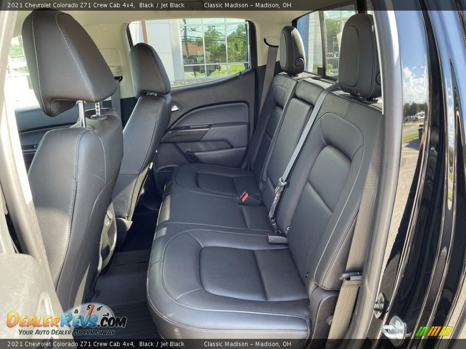 Rear Seat of 2021 Chevrolet Colorado Z71 Crew Cab 4x4 Photo #12