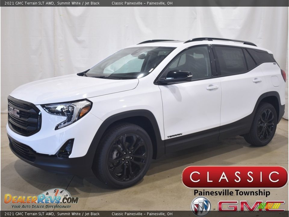 2021 GMC Terrain SLT AWD Summit White / Jet Black Photo #1