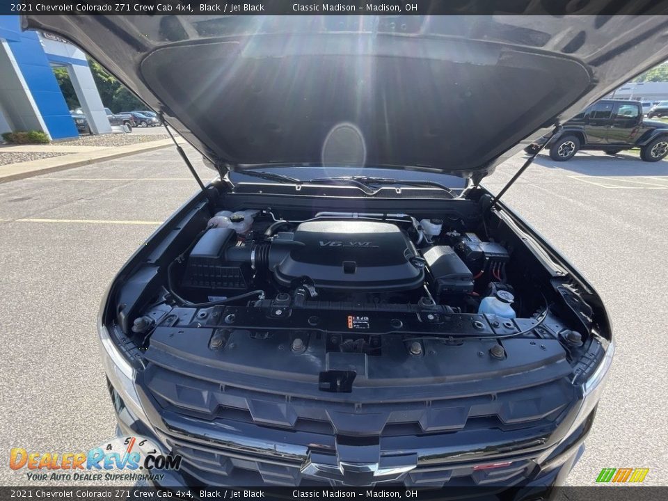 2021 Chevrolet Colorado Z71 Crew Cab 4x4 Black / Jet Black Photo #15