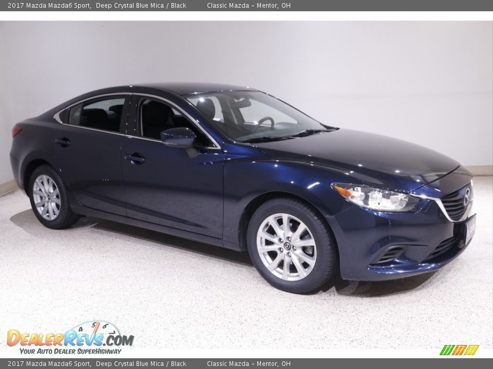 2017 Mazda Mazda6 Sport Deep Crystal Blue Mica / Black Photo #1