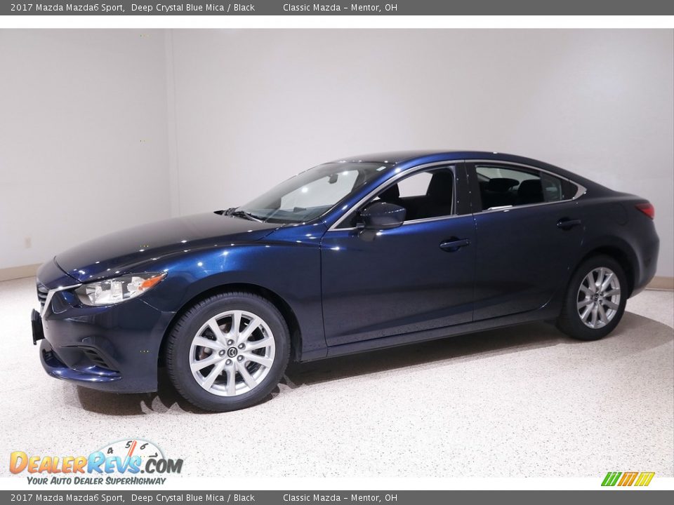 2017 Mazda Mazda6 Sport Deep Crystal Blue Mica / Black Photo #3